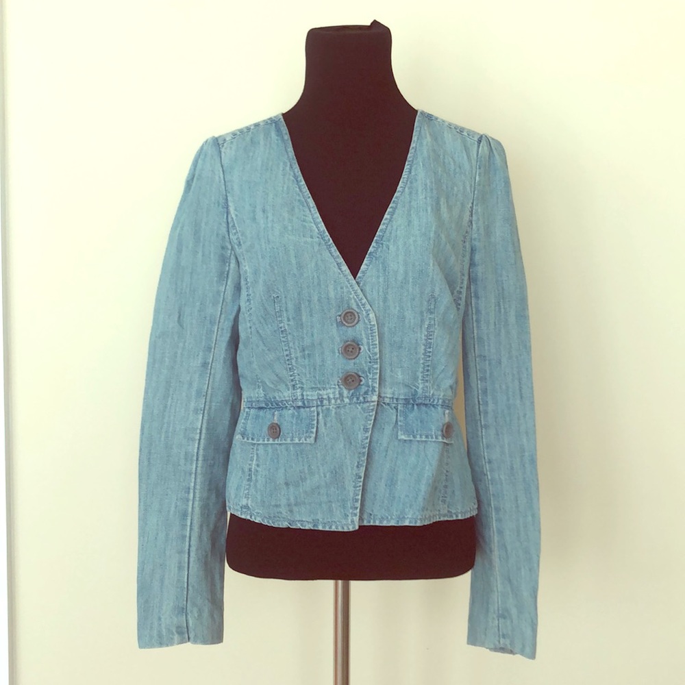 ASO Glee NWOT Juicy Couture Denim Blazer